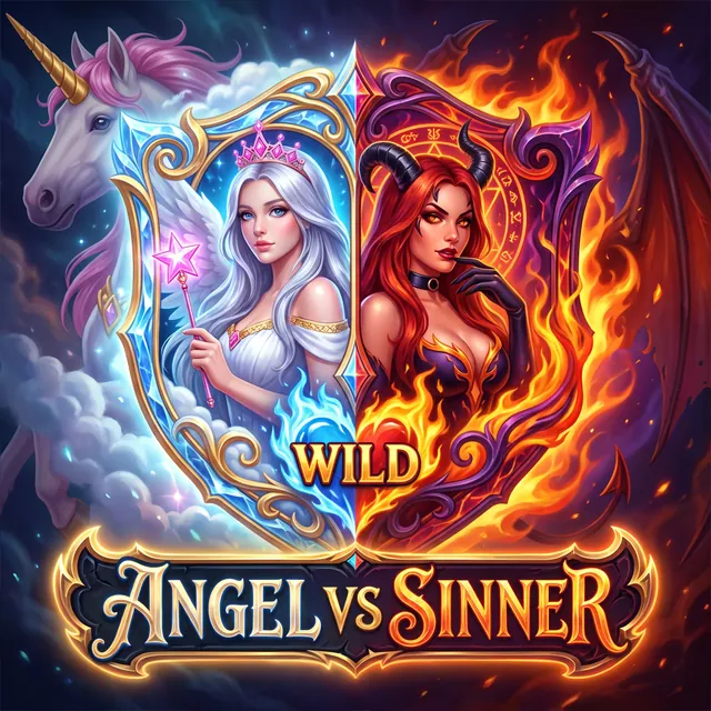 Angel vs Sinner slot artwork