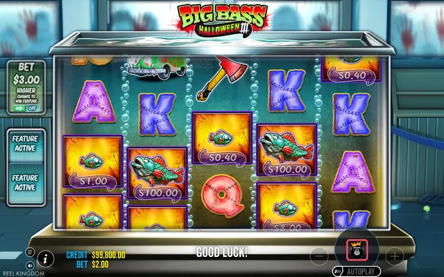Big Bass Halloween 3 – γύρος δωρεάν περιστροφών, θέμα: ψάρεμα