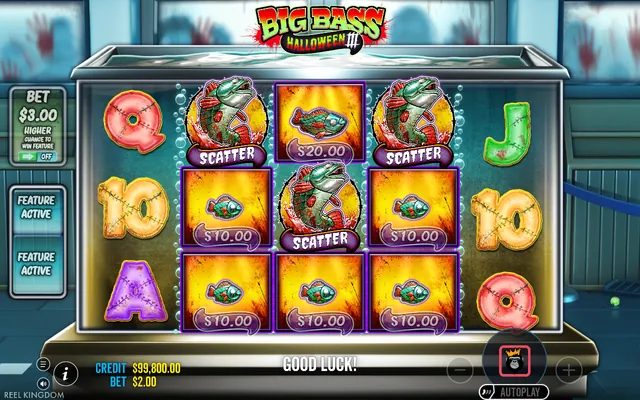 Big Bass Halloween 3 – γύρος δωρεάν περιστροφών, θέμα: ψάρεμα (3)
