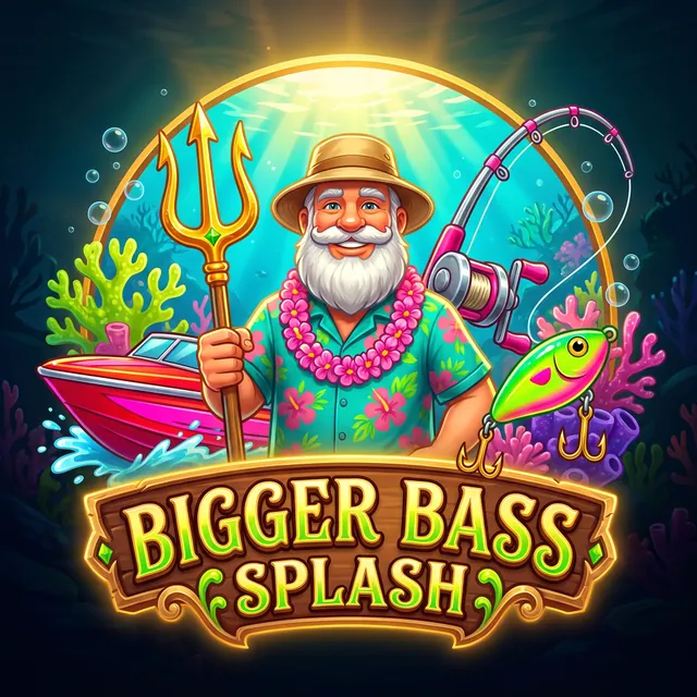 Bigger Bass Splash slot artwork
