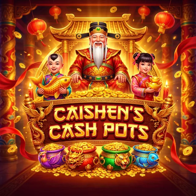 Caishen's Cash Pots slot artwork