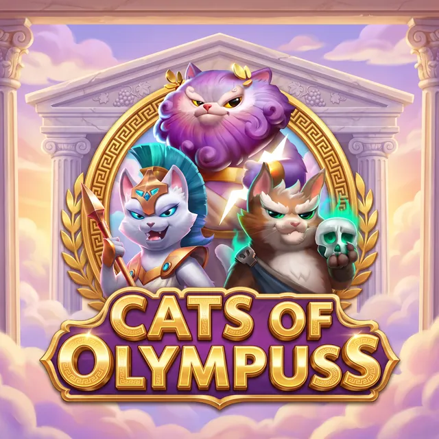Cats of Olympuss slot artwork