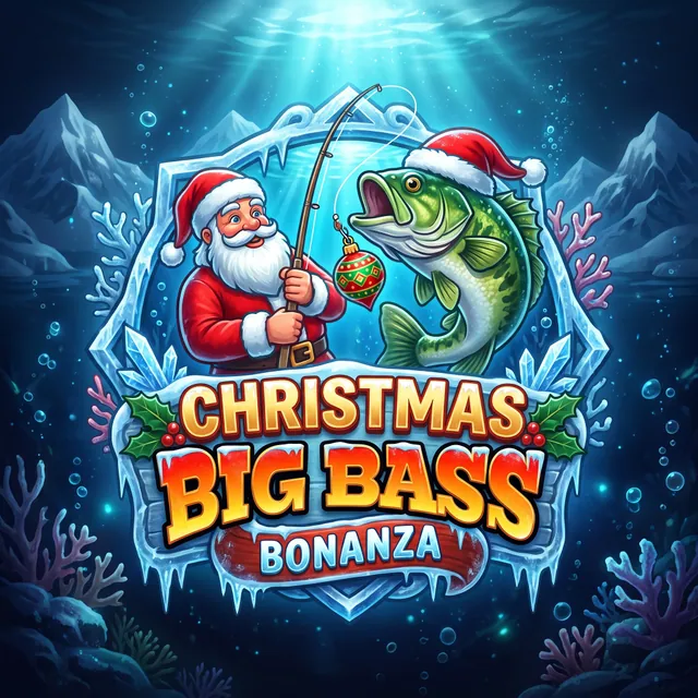 Christmas Big Bass Bonanza slot artwork