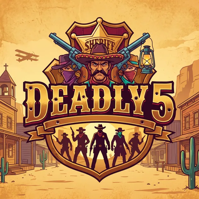 Deadly 5 slot artwork