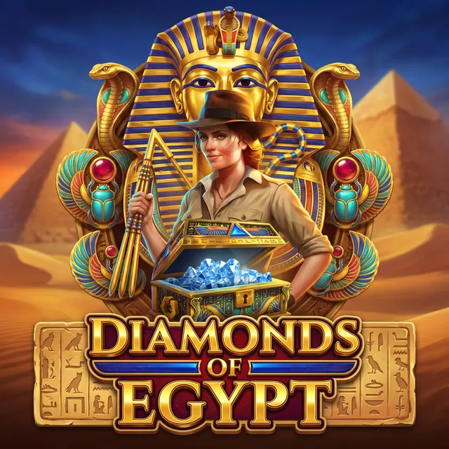 Diamonds of Egypt slot artwork