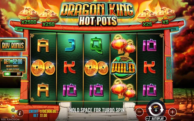 Dragon King Hot Pots: στιγμιότυπο 1 από το παιχνίδι