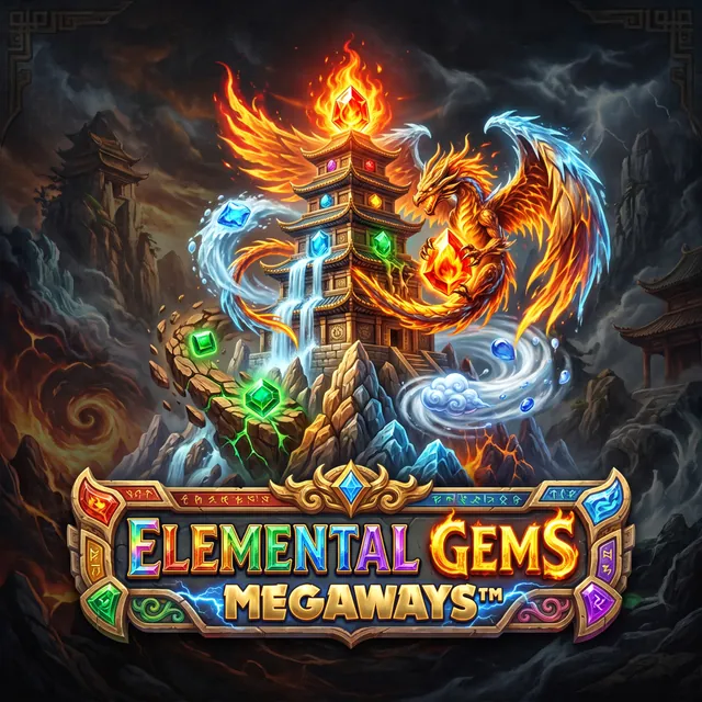 Elemental Gems Megaways slot artwork