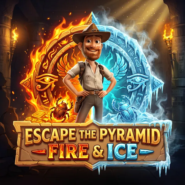 Escape the Pyramid - Fire & Ice slot artwork