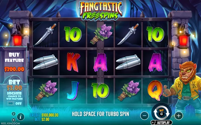 Fangtastic Freespins: στιγμιότυπο 1 από το παιχνίδι