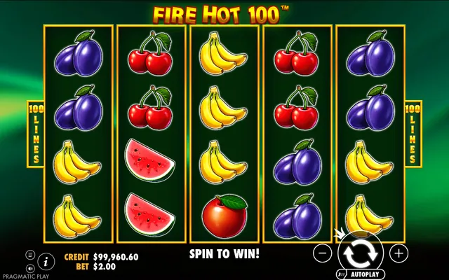 Fire Hot 100: στιγμιότυπο 1 από το παιχνίδι