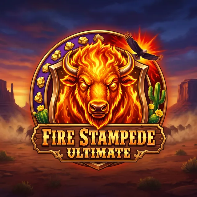 Fire Stampede Ultimate slot artwork