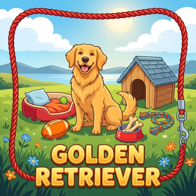 Golden Retriever slot artwork