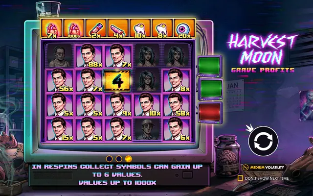 Harvest Moon - Grave Profits – εισαγωγική οθόνη, θέμα: εξωγήινοι (3)