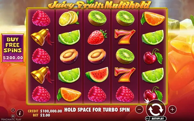 Juicy Fruits Multihold: στιγμιότυπο 1 από το παιχνίδι