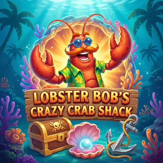 Lobster Bob's Crazy Crab Shack slot artwork
