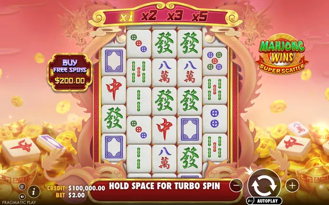 Mahjong Wins Super Scatter: στιγμιότυπο 1 από το παιχνίδι