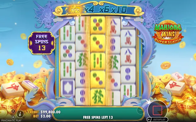 Mahjong Wins Super Scatter: στιγμιότυπο 2 από το παιχνίδι
