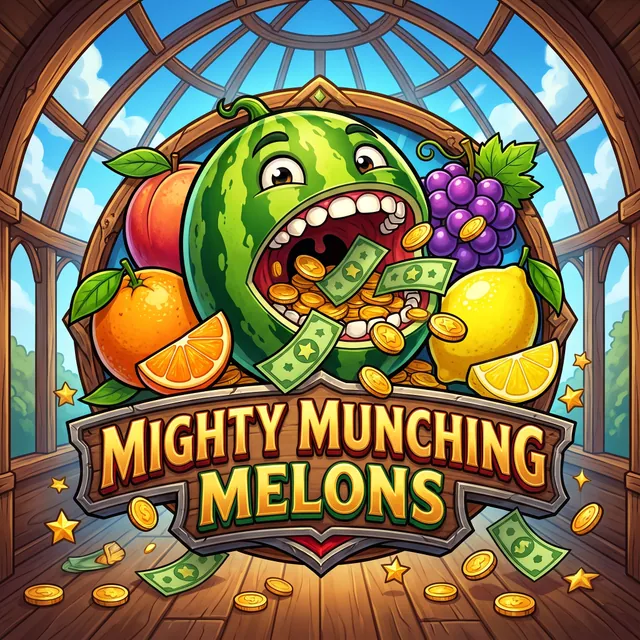 Mighty Munching Melons slot artwork
