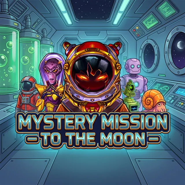 Mystery Mission - To The Moon slot artwork