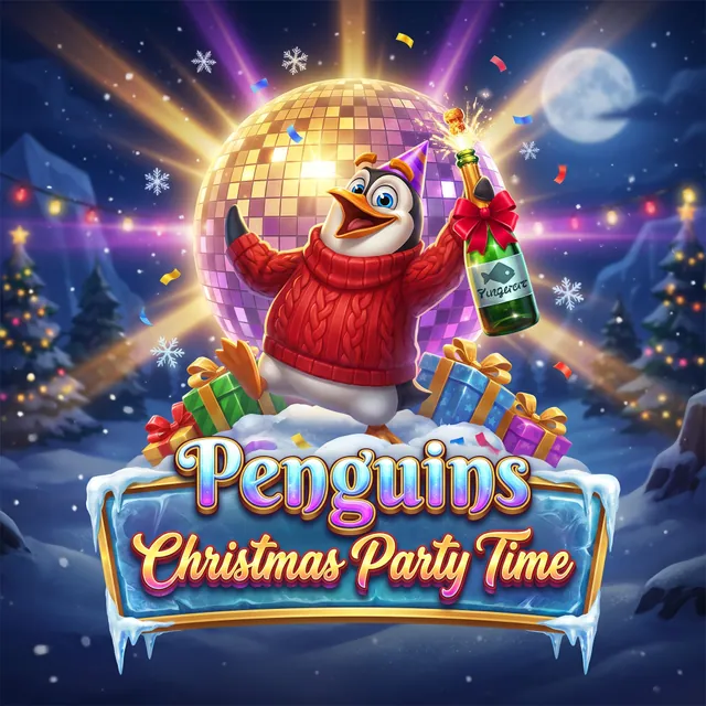 Penguins Christmas Party Time slot artwork