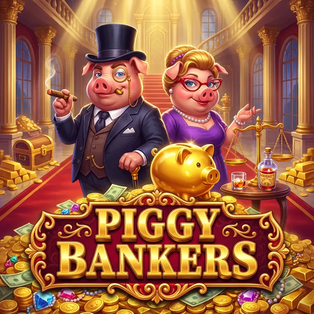 Piggy Bankers slot artwork