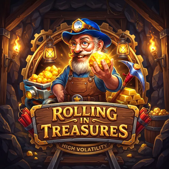 Rolling in Treasures slot artwork