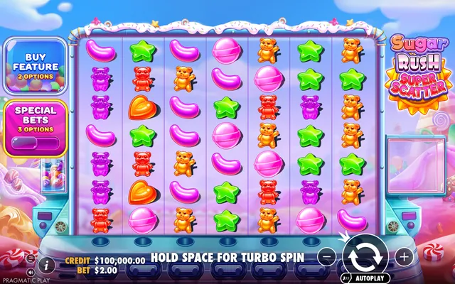 Sugar Rush Super Scatter: in-game screenshot 1