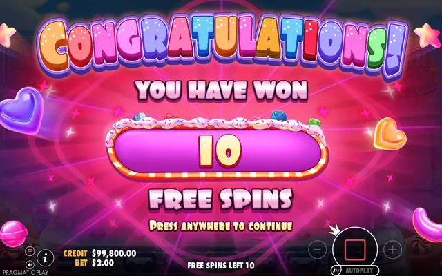 Sugar Rush Super Scatter: in-game screenshot 3