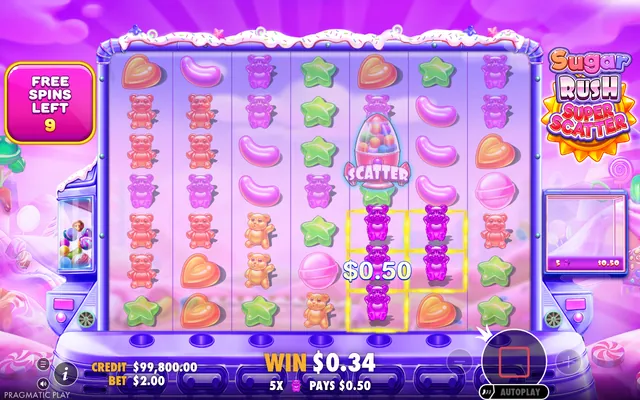 Sugar Rush Super Scatter: in-game screenshot 4
