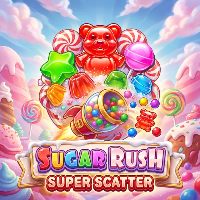 Sugar Rush Super Scatter slot artwork