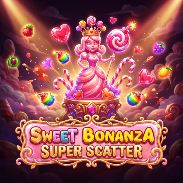 Sweet Bonanza Super Scatter: εικόνα του φρουτακιού