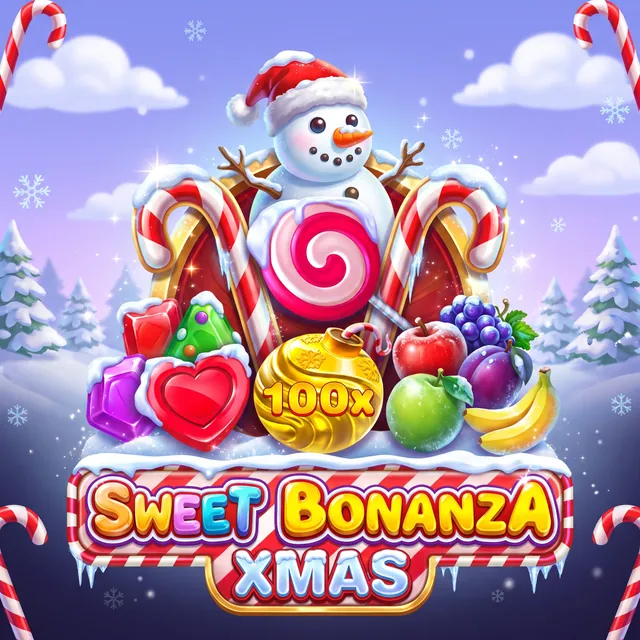 Sweet Bonanza Xmas slot artwork
