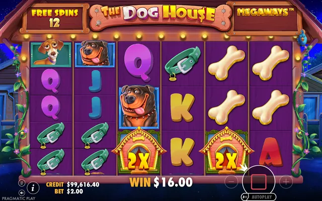The Dog House Megaways – γύρος δωρεάν περιστροφών, θέμα: σκύλοι (2)
