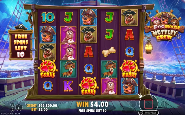 The Dog House - Muttley Crew – free spins round, themed around dogs (2)