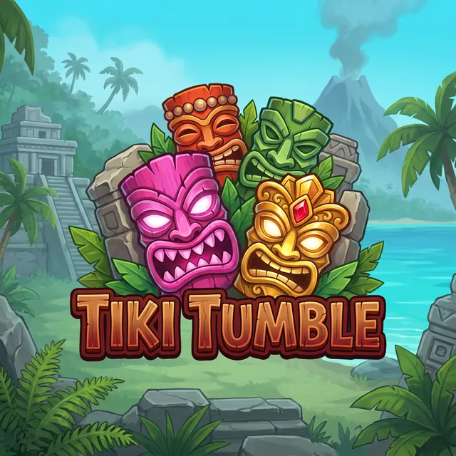 Tiki Tumble slot artwork