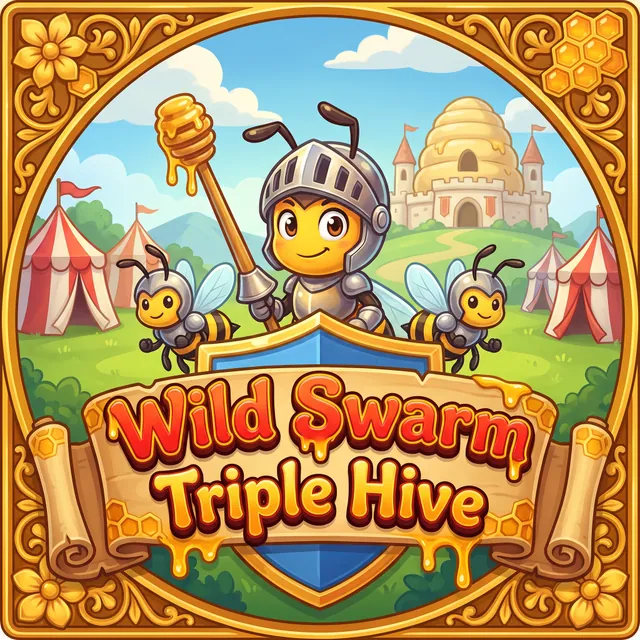 Wild Swarm Triple Hive slot artwork